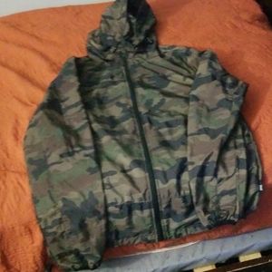 Camaflauge rain jacket